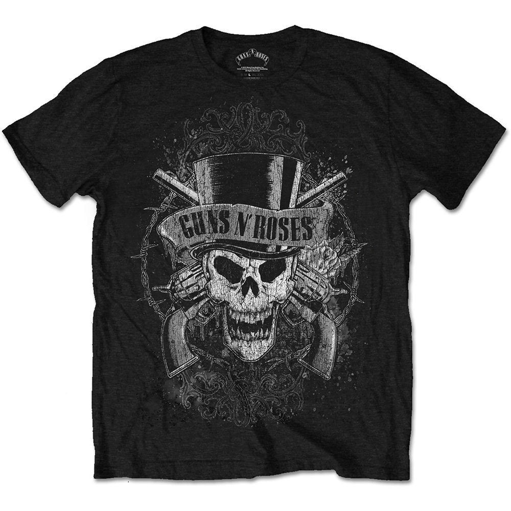 Guns N' Roses T-Shirt - Faded Skull - Official Licensed Design - Worldwide Shipping - Jelly Frog