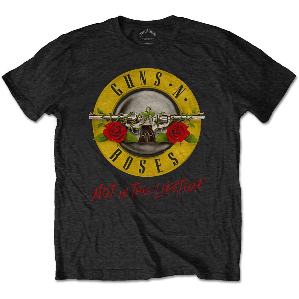 Guns N' Roses T-Shirt - Not in this Lifetime Tour (Back Print) - Official Licensed Design - Worldwide Shipping - Jelly Frog