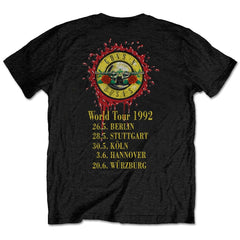 Guns N' Roses T-Shirt - Use Your Illusion World Tour (Back Print) - Official Licensed Design - Worldwide Shipping - Jelly Frog