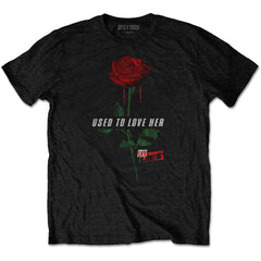 Guns N' Roses T-Shirt - Used to Love Her Rose - Official Licensed Design - Jelly Frog
