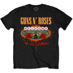 Guns N' Roses T-Shirt - Welcome to the Jungle - Official Licensed Design - Jelly Frog