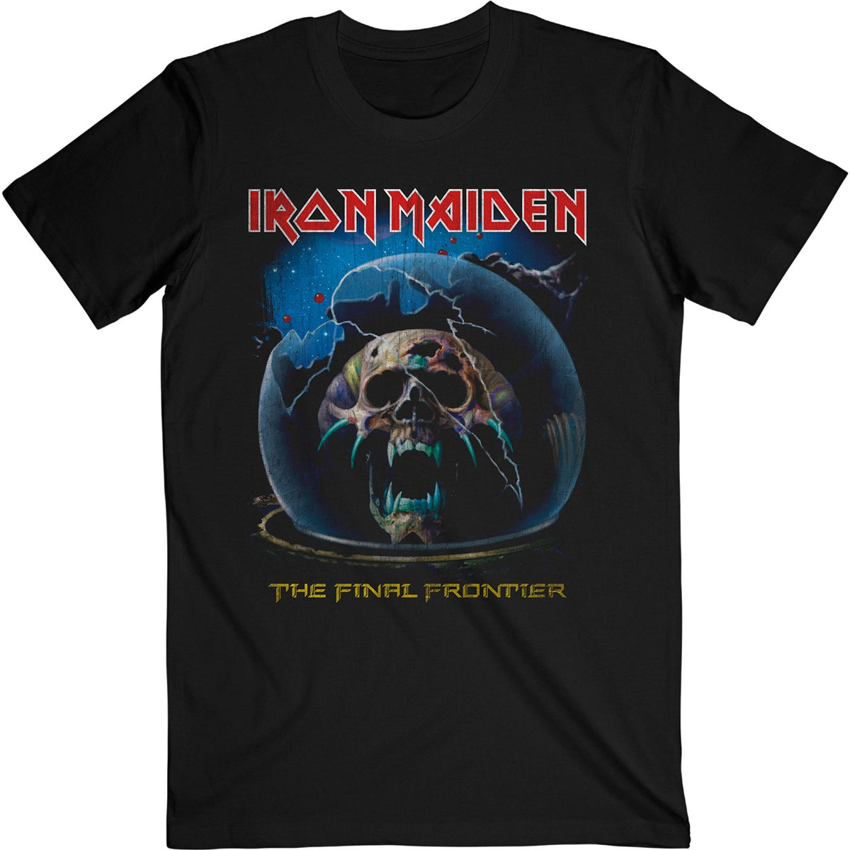 Iron Maiden Adult T-Shirt - Astro Dead V.1. - Official Licensed Design - Jelly Frog