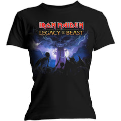 Iron Maiden Ladies T-Shirt - Legacy Army - Official Licensed Design - Jelly Frog