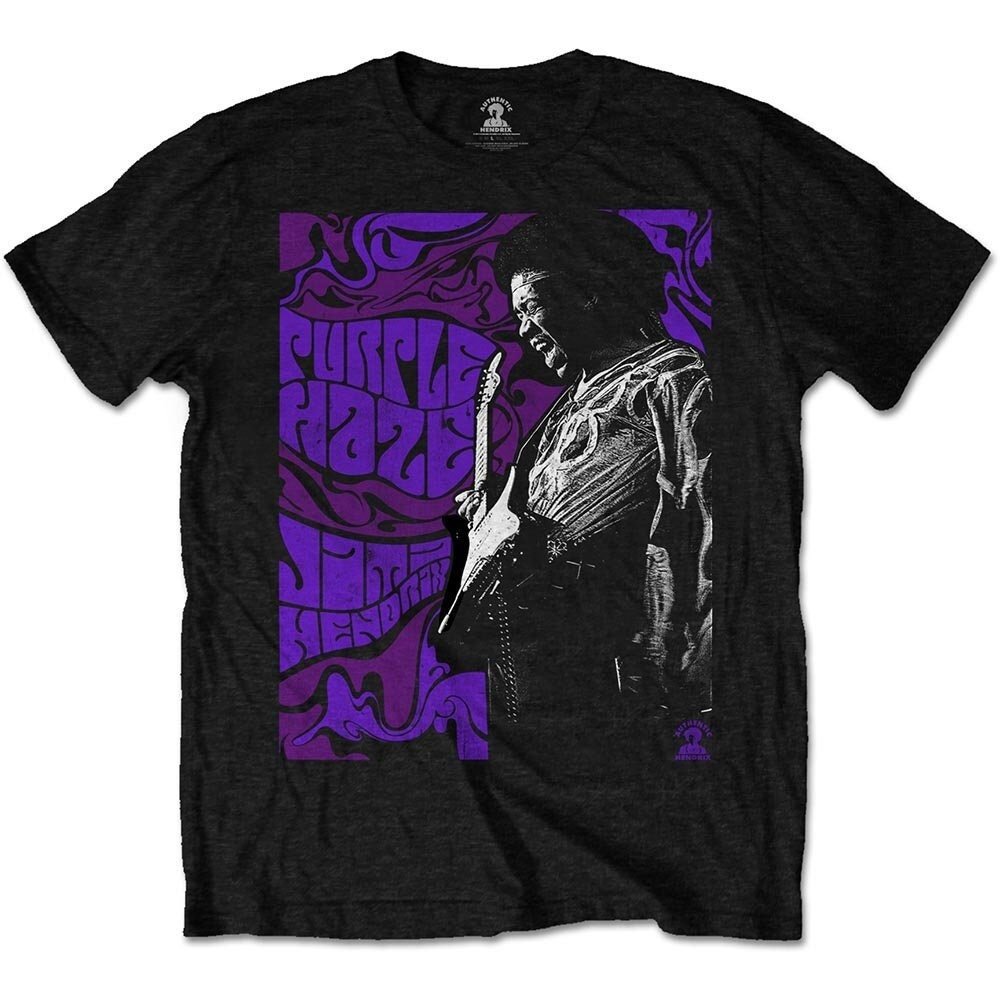 Jimi Hendrix Adult T-Shirt - Purple Haze - Official Licensed Design - Worldwide Shipping - Jelly Frog