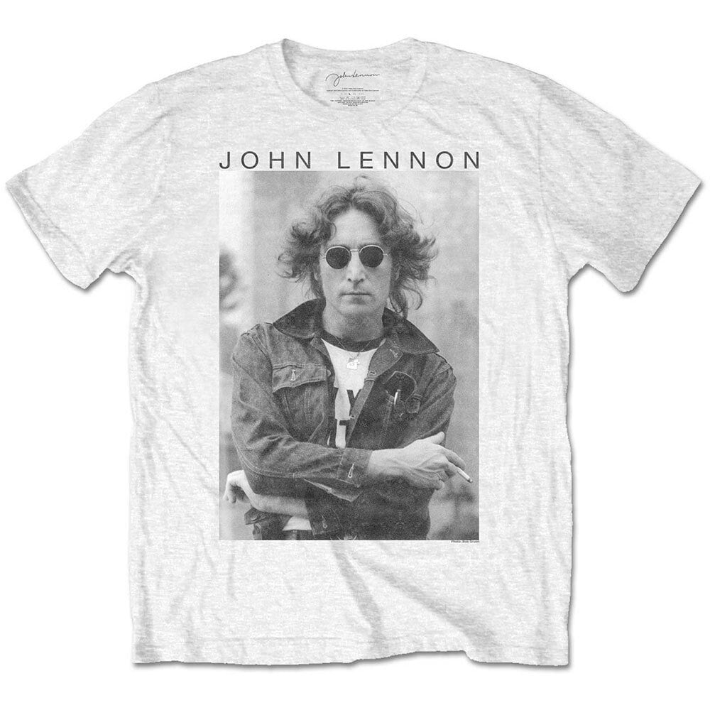 John Lennon T-Shirt - Windswept Design - Unisex Official Licensed Design - Worldwide Shipping - Jelly Frog