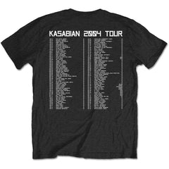 Kasabian Adult T-Shirt - Ultra Face 2004 Tour (Back print) - Official Licensed Design - Worldwide Shipping - Jelly Frog