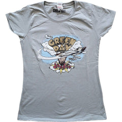 Ladies Green Day Adult T-Shirt - Dookie Vintage - Official Licensed Design - Worldwide Shipping - Jelly Frog