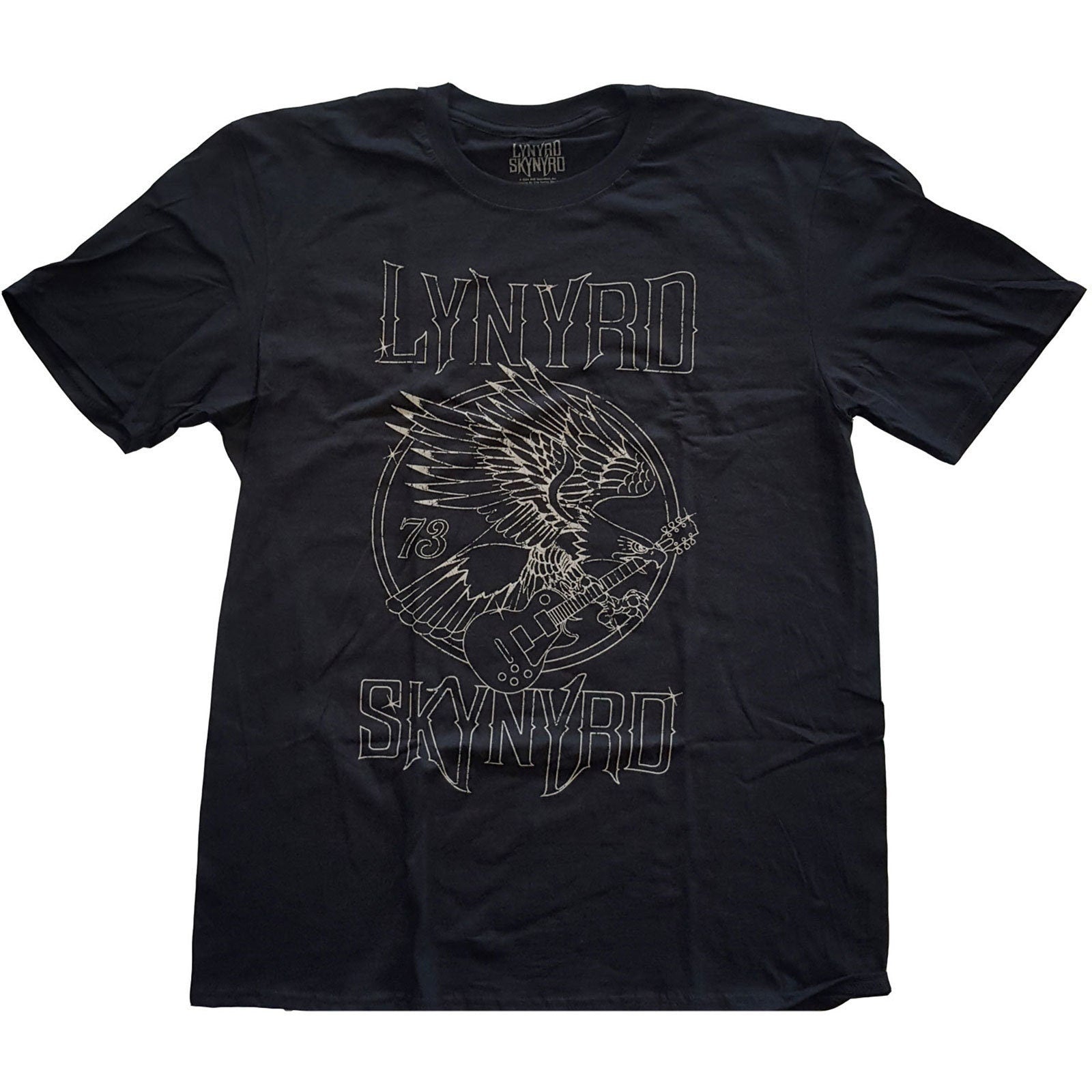 Lynyrd Skynyrd Adult T-Shirt - 73 Eagle Guitar - Official Licensed Design - Worldwide Shipping - Jelly Frog