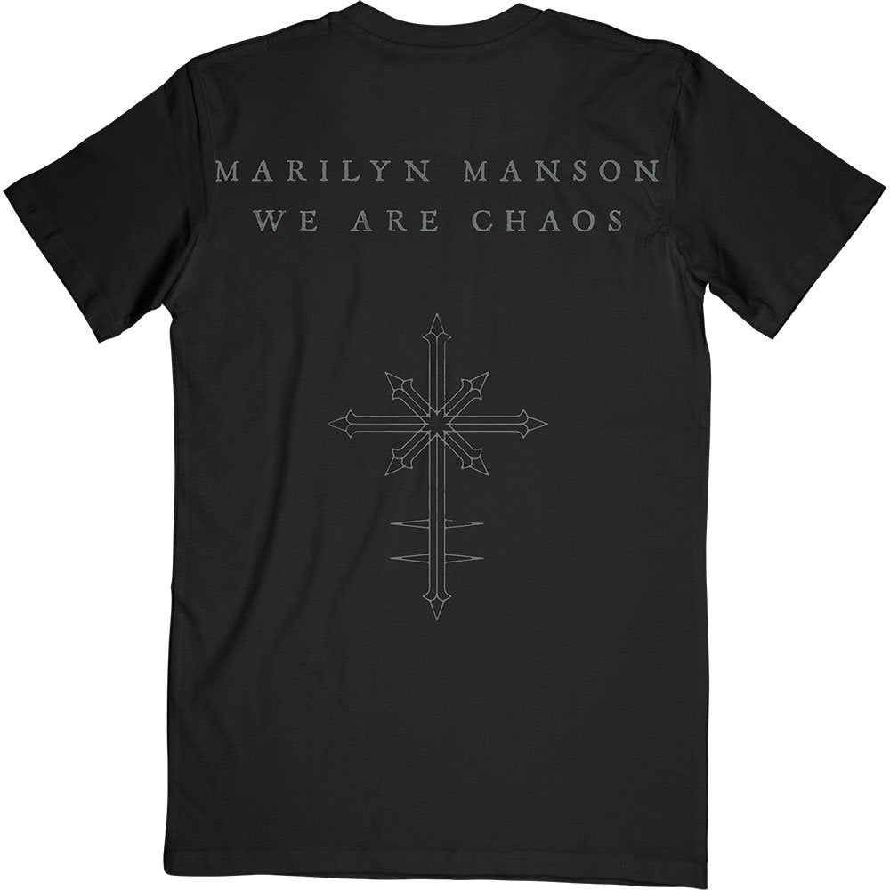 Marilyn Manson T-Shirt - We are Chaos - Unisex Official Licensed Design - Worldwide Shipping - Jelly Frog