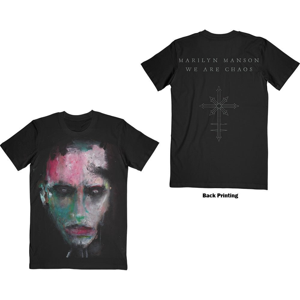 Marilyn Manson T-Shirt - We are Chaos - Unisex Official Licensed Design - Worldwide Shipping - Jelly Frog