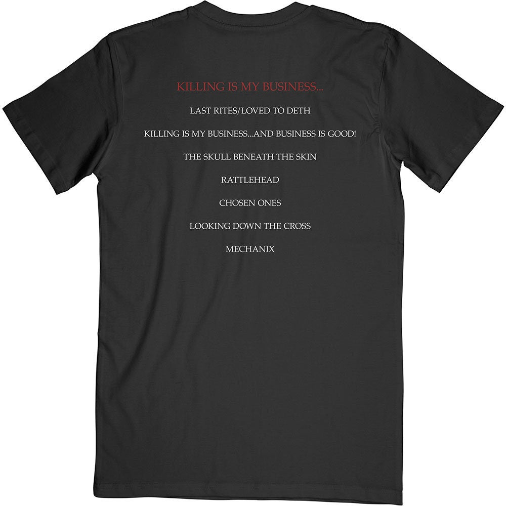 Megadeth Adult T-Shirt - Killing is My Business (Back Print) - Official Licensed Design - Worldwide Shipping - Jelly Frog