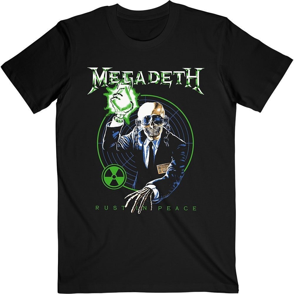 Megadeth Adult T-Shirt - Vic Target Rust in Peace Anniversary - Official Licensed Design - Worldwide Shipping - Jelly Frog