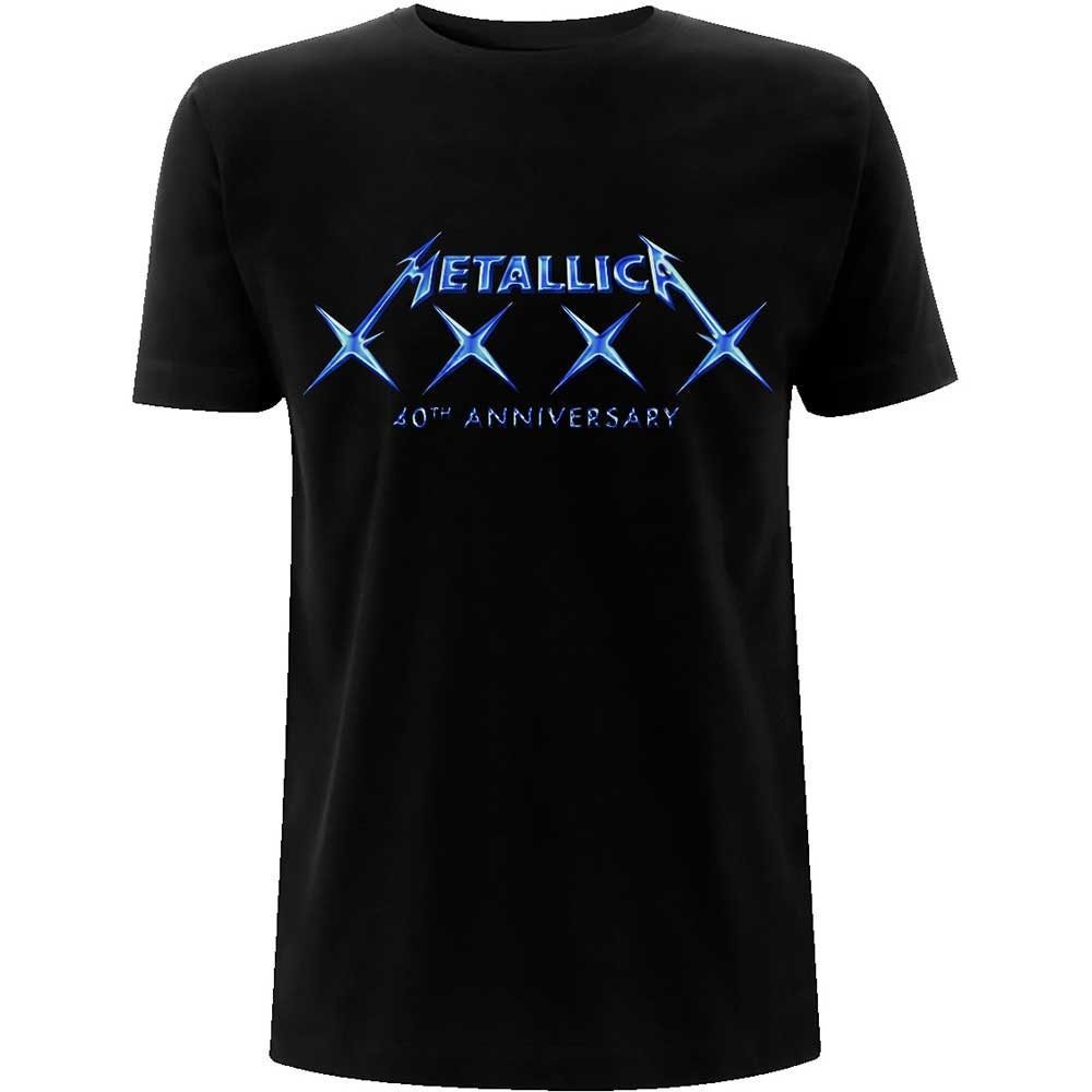 Metallica T-Shirt -40 XXXX Design - Unisex Official Licensed Design - Worldwide Shipping - Jelly Frog