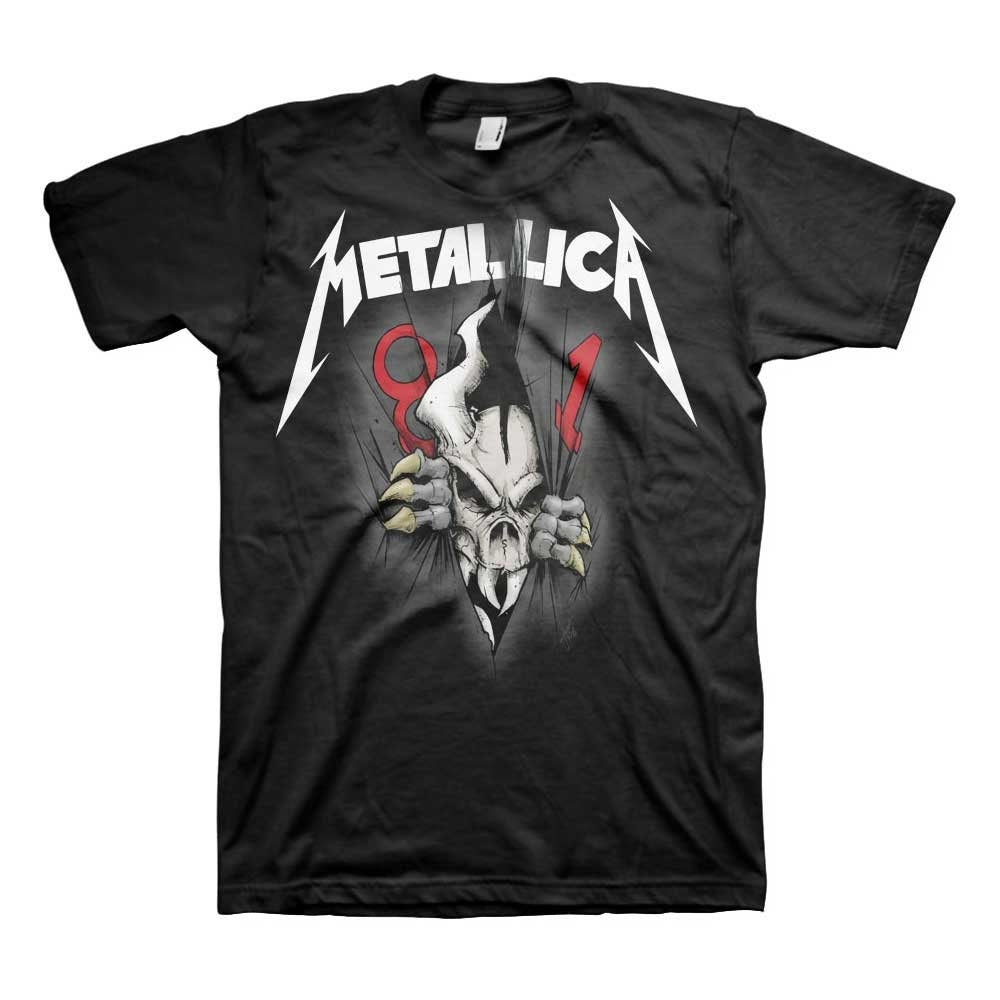 Metallica T-Shirt - 40th Anniversary Ripper - Unisex Official Licensed Design - Worldwide Shipping - Jelly Frog