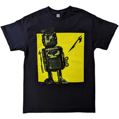 Metallica T-Shirt - 72 Seasons Burnt Robot (Back Print) - Unisex Official Licensed Design - Worldwide Shipping - Jelly Frog