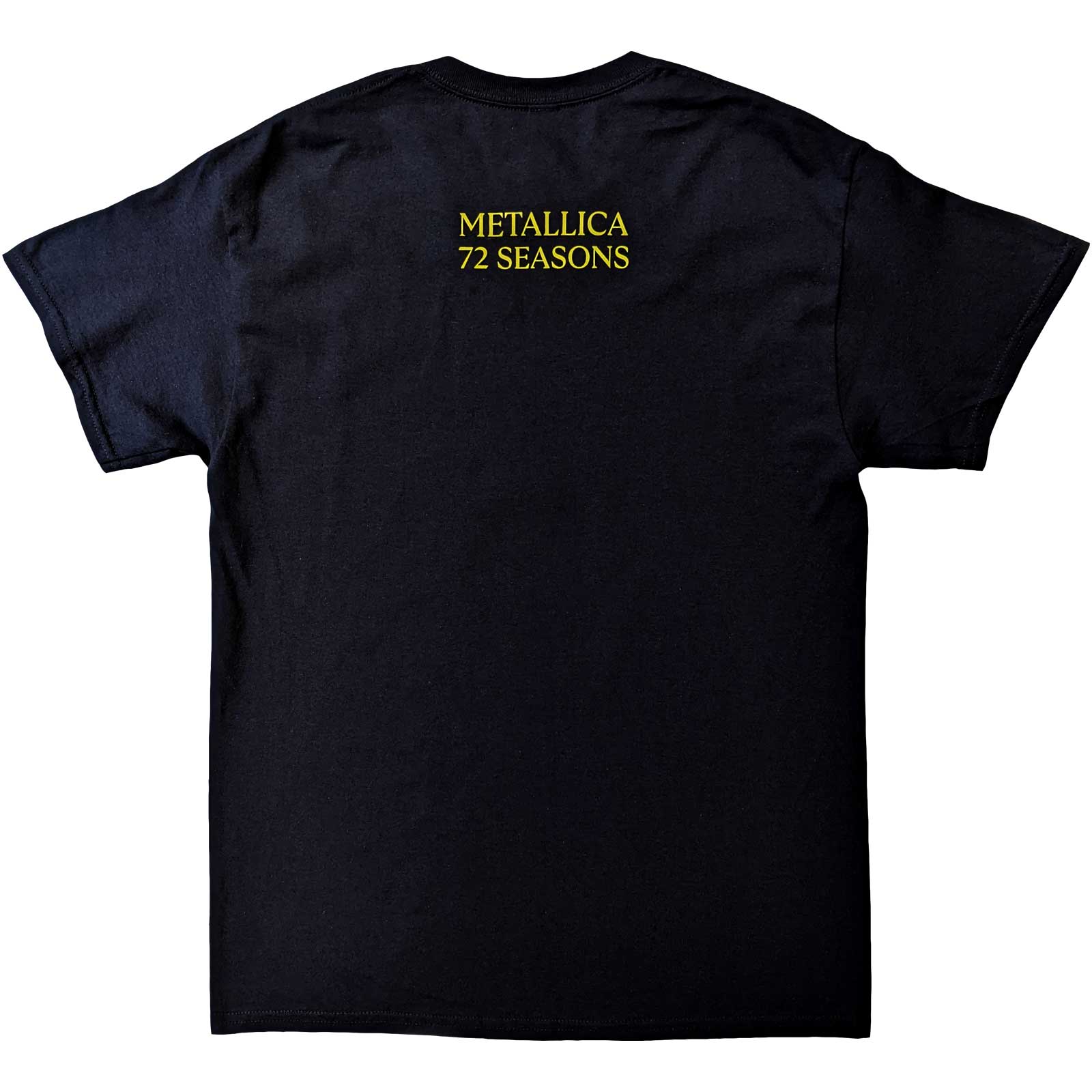 Metallica T-Shirt - 72 Seasons Burnt Strobe (Back Print) - Unisex Official Licensed Design - Worldwide Shipping - Jelly Frog