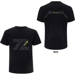 Metallica T-Shirt - 72 Seasons Charred Logo (Back Print) - Unisex Official Licensed Design - Worldwide Shipping - Jelly Frog