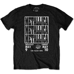 Metallica T-Shirt - Cow Palace (Eco-Friendly) - Unisex Official Licensed Design - Worldwide Shipping - Jelly Frog