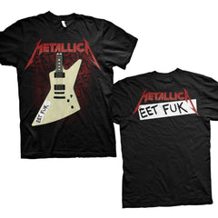 Metallica T-Shirt - Eat Fuk (Back Print) - Unisex Official Licensed Design - Worldwide Shipping - Jelly Frog