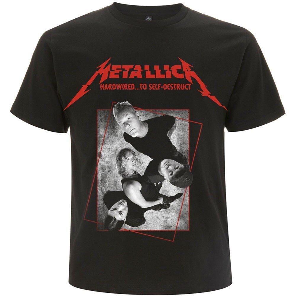 Metallica T-Shirt - Hardwired Band Concrete - Unisex Official Licensed Design - Worldwide Shipping - Jelly Frog