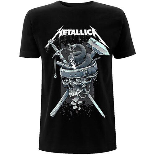 Metallica T-Shirt - History White Logo - Unisex Official Licensed Design - Worldwide Shipping - Jelly Frog