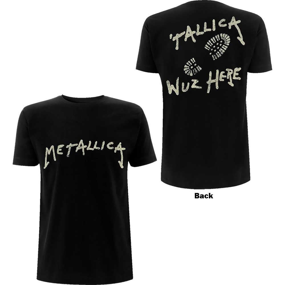 Metallica T-Shirt - Wuz Here (Back Print) - Unisex Official Licensed Design - Worldwide Shipping - Jelly Frog