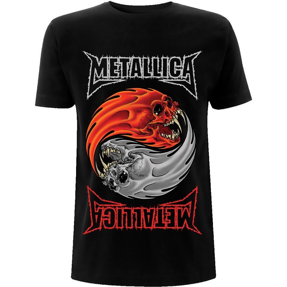 Metallica T-Shirt - Yin Yang - Unisex Official Licensed Design - Worldwide Shipping - Jelly Frog