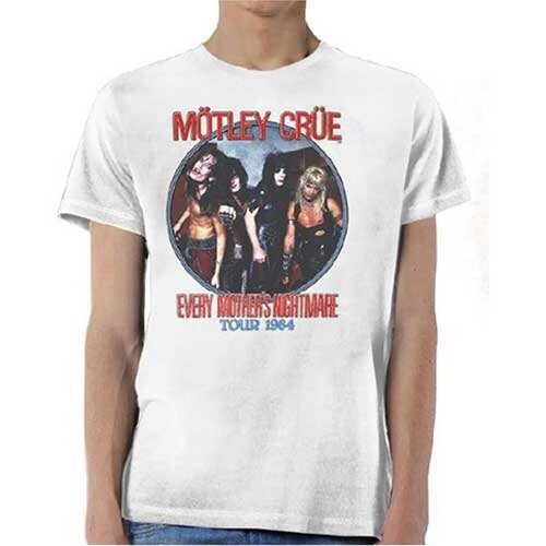 Motley Crue T-Shirt - Every Mothers Nightmare - Unisex Official Licensed Design - Worldwide Shipping - Jelly Frog