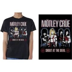 Motley Crue T-Shirt - Shout at the Devil - Unisex Official Licensed Design - Worldwide Shipping - Jelly Frog