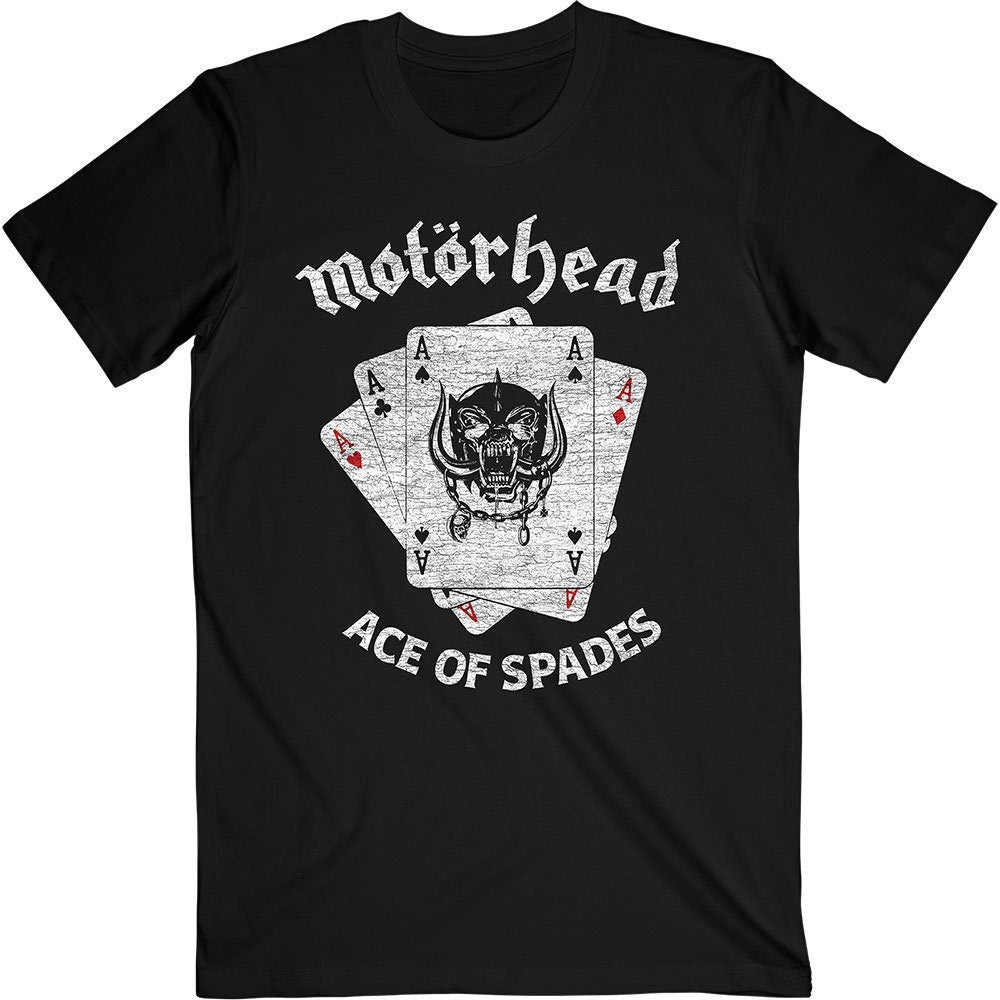 Motorhead Adult T-Shirt - Flat War Pig Aces - Official Licensed Design - Worldwide Shipping - Jelly Frog