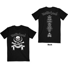 Motorhead Adult T-Shirt - March or Die Lyrics (Back Print) - Official Licensed Design - Worldwide Shipping - Jelly Frog