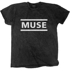 Muse T-Shirt - Logo (Dip-Dye Wash Collection) - Black Unisex Official Licensed Design - Worldwide Shipping - Jelly Frog