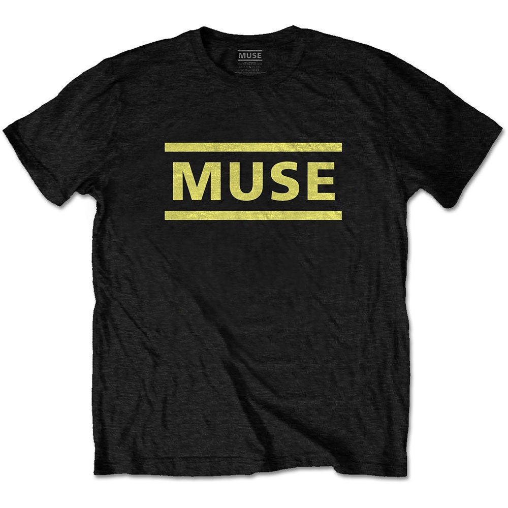Muse T-Shirt - Yellow Logo - Unisex Official Licensed Design - Worldwide Shipping - Jelly Frog