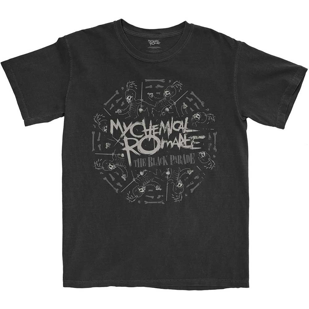 My Chemical Romance Adult T-Shirt - The Black Parade Circle March - Official Licensed Design - Worldwide Shipping - Jelly Frog