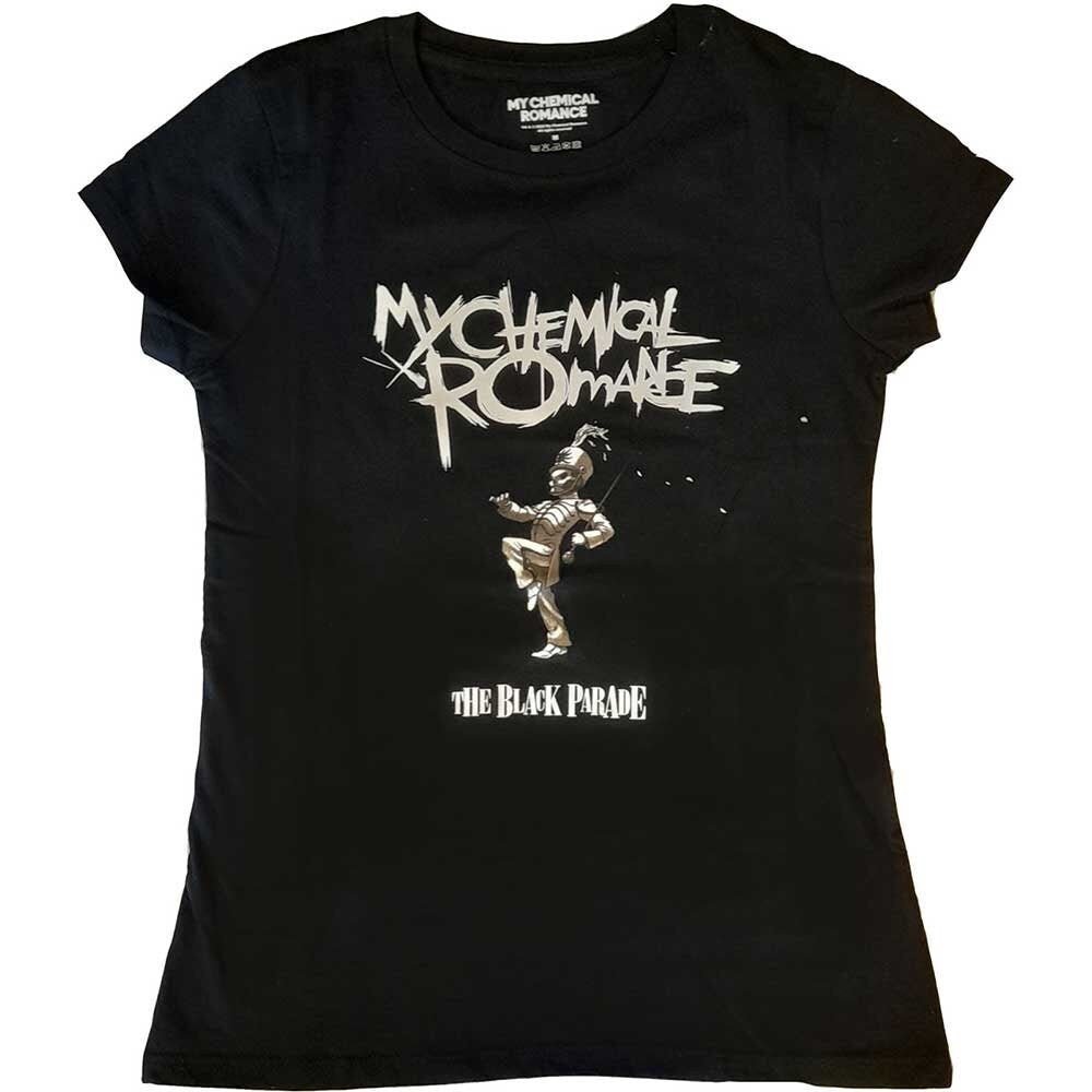 My Chemical Romance Ladies T-Shirt - The Black Parade - Official Licensed Design - Worldwide Shipping - Jelly Frog