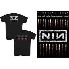 Nine Inch Nails Adult T-Shirt - Downward Spiral (Back Print) - Official Licensed Design - Worldwide Shipping - Jelly Frog