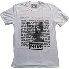 Nine Inch Nails Adult T-Shirt - Head Like a Hole - Official Licensed Design - Worldwide Shipping - Jelly Frog