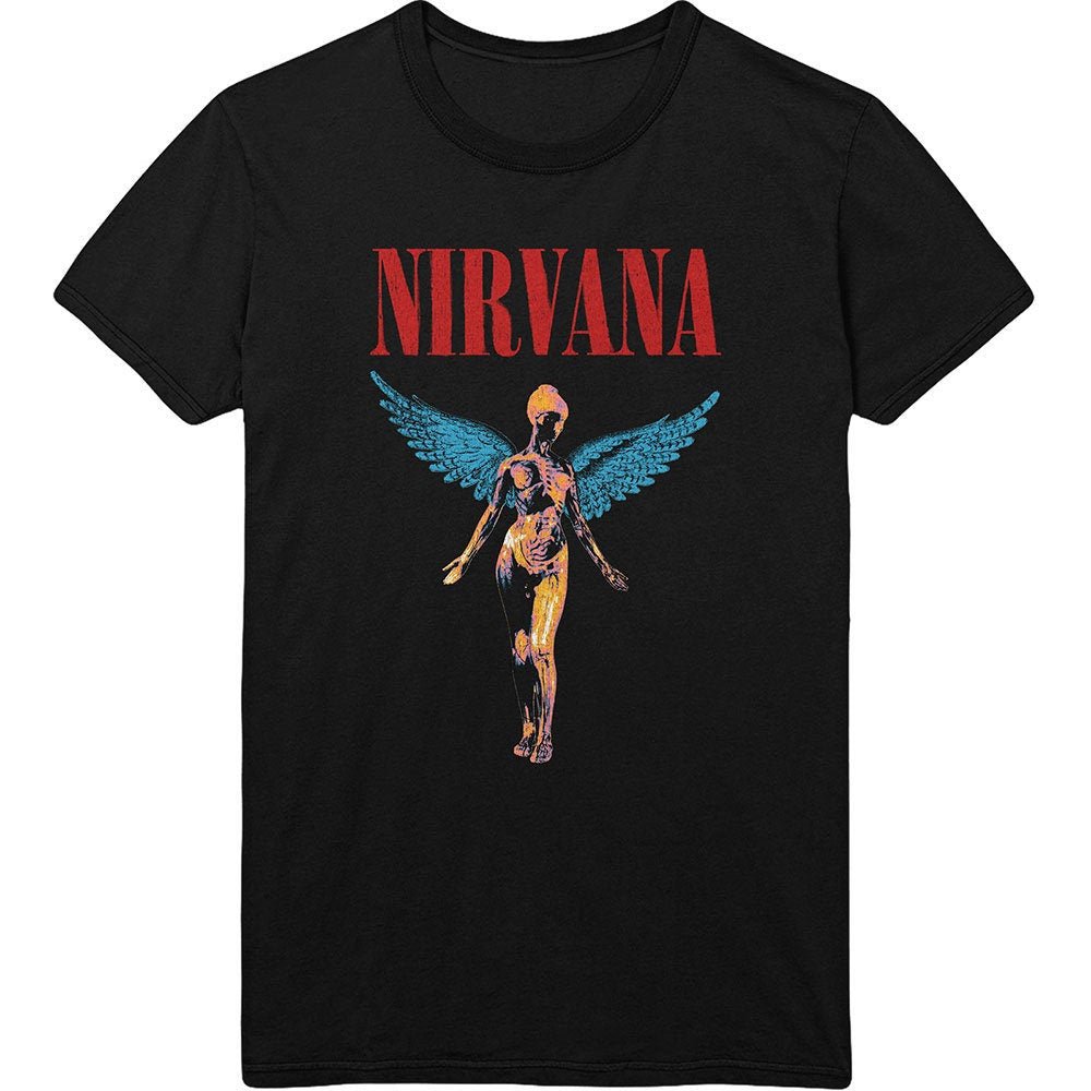 Nirvana Adult T-Shirt - Angelic Design - Official Licensed Design - Worldwide Shipping - Jelly Frog
