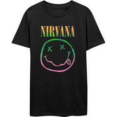 Nirvana Adult T-Shirt - Sorbet Ray Smiley - Official Licensed Design - Worldwide Shipping - Jelly Frog