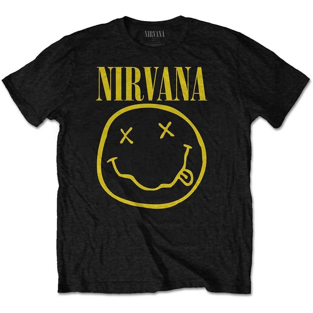 Nirvana Kids T-Shirt - Yellow Smiley Design - Official Licensed Design - Worldwide Shipping - Jelly Frog