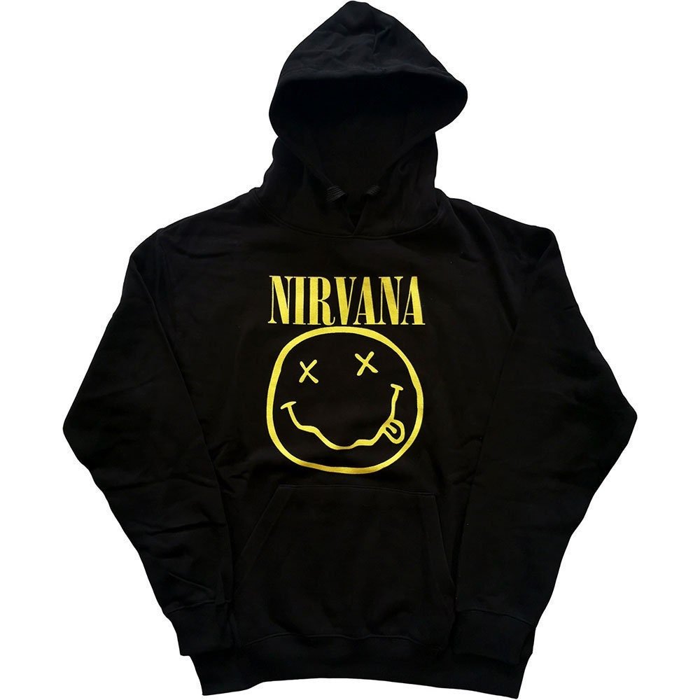 Nirvana Pullover Hoodie - Yellow Smiley Design - Official Licensed Design - Worldwide Shipping - Jelly Frog