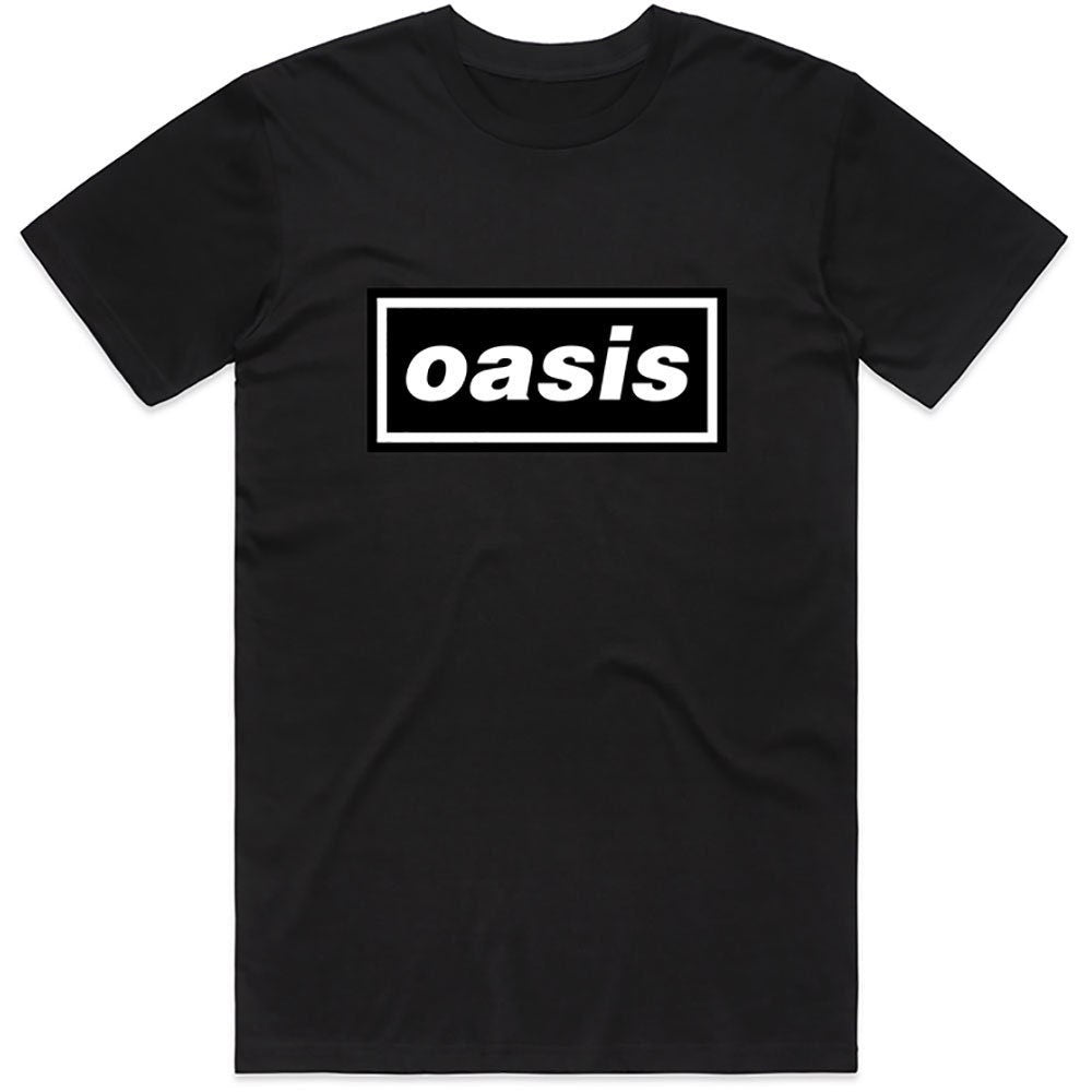 Oasis Adult T-Shirt - Decca Logo Design - Black Official Licensed Design - Worldwide Shipping - Jelly Frog