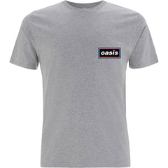 Oasis Adult T-Shirt -Lines - Grey Official Licensed Design - Jelly Frog