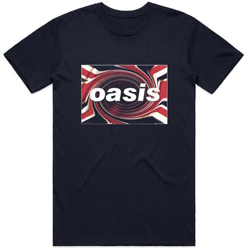Oasis Adult T-Shirt - Union Jack - Official Licensed Design - Jelly Frog