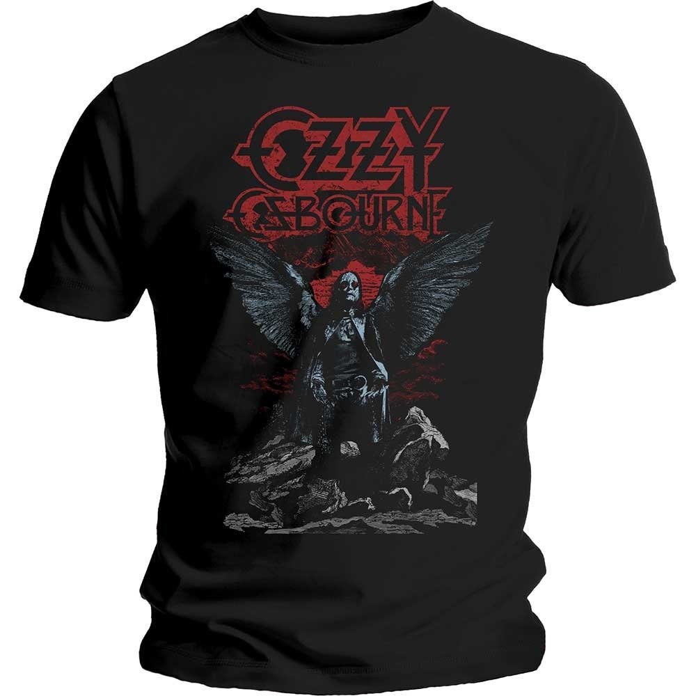Ozzy Osbourne Adult T-Shirt - Angel Wings - Official Licensed Design - Worldwide Shipping - Jelly Frog