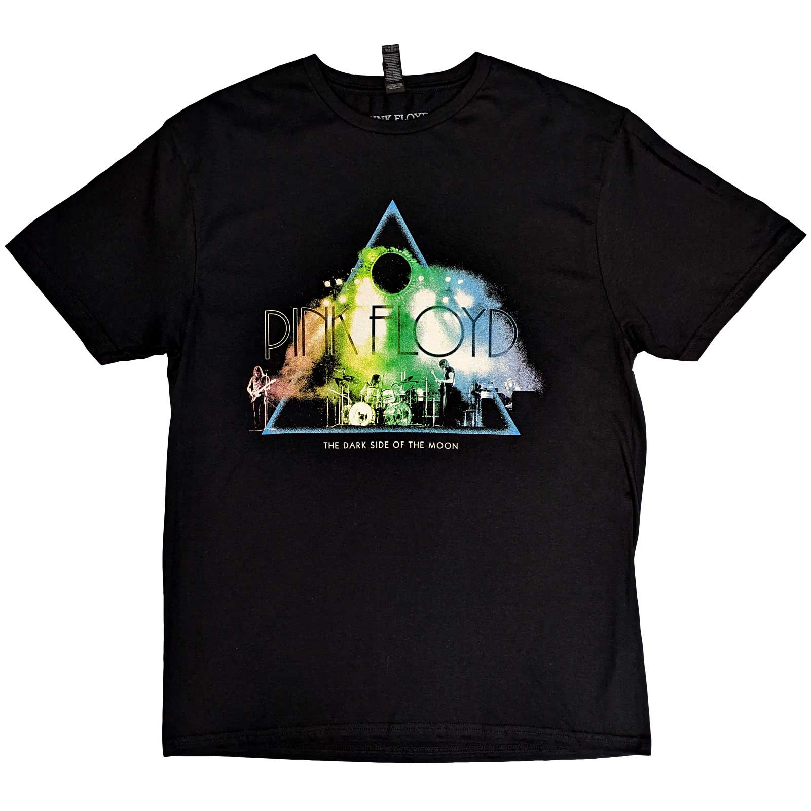 Pink Floyd Adult T-Shirt - Live Band Rainbow Tone - Official Licensed Design - Jelly Frog