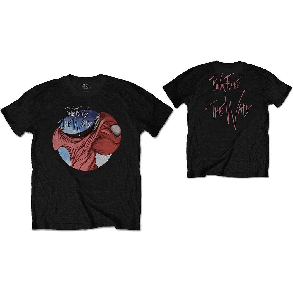 Pink Floyd Adult T-Shirt - The Wall Swallow (Back Print) - Official Licensed Design - Worldwide Shipping - Jelly Frog