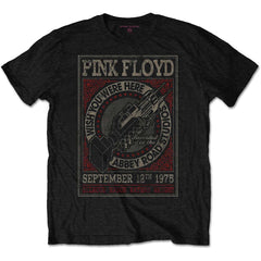 Pink Floyd Adult T-Shirt - Wish You Were Here Abbey Road Studios - Official Licensed Design - Worldwide Shipping - Jelly Frog