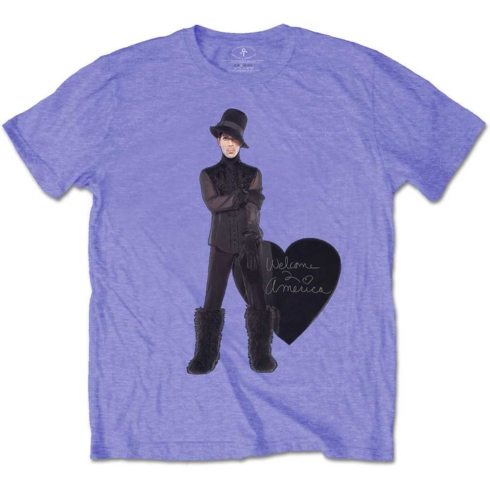 Prince T-Shirt - Heart Purple - Unisex Official Licensed Design - Worldwide Shipping - Jelly Frog