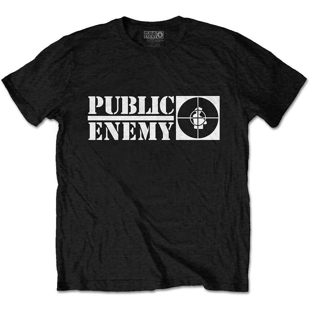 Public Enemy T-Shirt - Cross Hairs Logo Design - Unisex Official Licensed Design - Worldwide Shipping - Jelly Frog